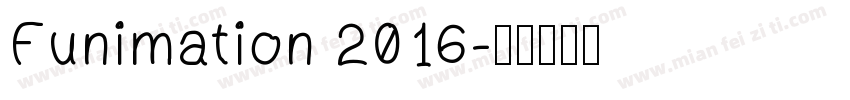Funimation 2016字体转换